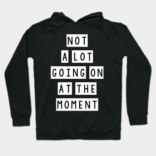 not a lot going on at the moment Hoodie